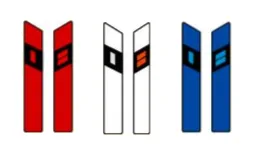 Ilustrace k otázce: Které směrové sloupky označují vyústění polní nebo lesní cesty nebo jiné účelové komunikace?