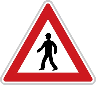 Dopravní značka A 12a – Chodci