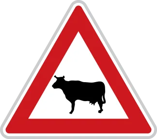 Dopravní značka A 13 – Zvířata