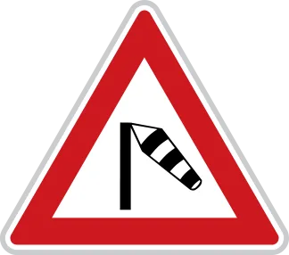 Dopravní značka A 16 – Boční vítr