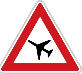 Dopravní značka A 20 – Letadla