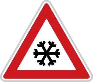 Dopravní značka A 24 – Náledí