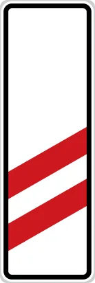 Dopravní značka A 31b – Návěstní deska (160 m)