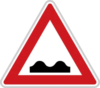 Dopravní značka A 7a – Nerovnost vozovky