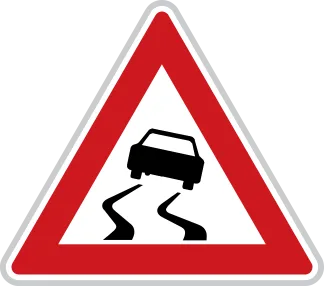 Dopravní značka A 8 – Nebezpečí smyku