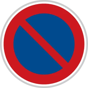 Dopravní značka B 29 – Zákaz stání