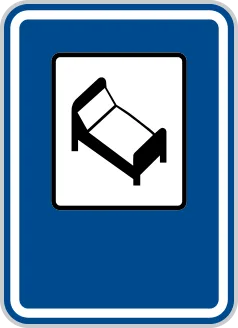 Dopravní značka IJ 10 – Hotel nebo motel