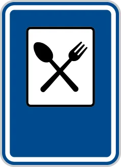 Dopravní značka IJ 11a – Restaurace