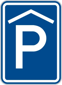 Dopravní značka IP 13a – Kryté parkoviště