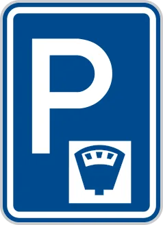 Dopravní značka IP 13c – Parkoviště s parkovacím automatem