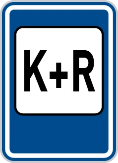 Dopravní značka IP 13e – Parkoviště K+R