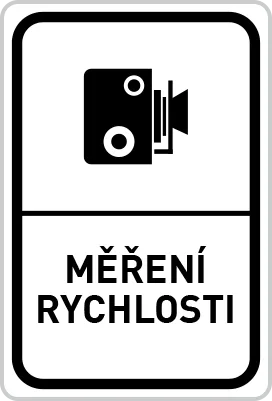 Dopravní značka IP 31a – Měření rychlosti