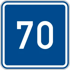 Dopravní značka IP 5 – Doporučená rychlost