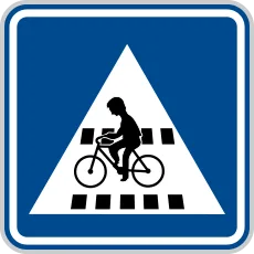 Dopravní značka IP 7 – Přejezd pro cyklisty