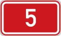 Dopravní značka IS 16a – Číslo dálnice