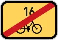 Dopravní značka IS 21d – Konec cyklistické trasy