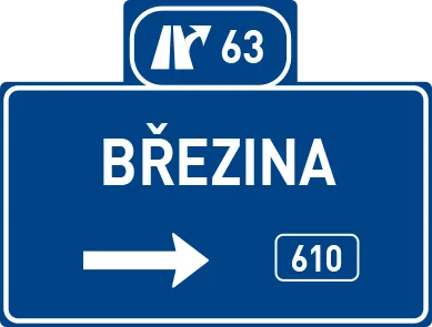 Dopravní značka IS 7a – Směrová návěst pro odbočení
