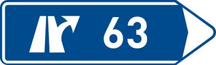 Dopravní značka IS 7b – Směrová tabule pro výjezd