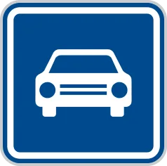 Dopravní značka IZ 2a – Silnice pro motorová vozidla