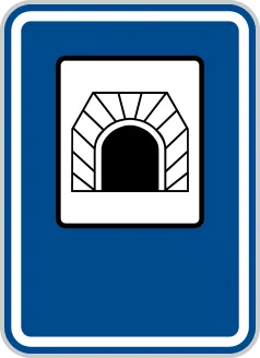 Dopravní značka IZ 3a – Tunel