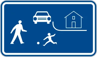 Dopravní značka IZ 5a – Obytná zóna
