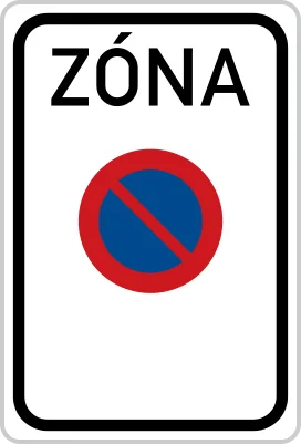 Dopravní značka IZ 8a – Zóna s dopravním omezením