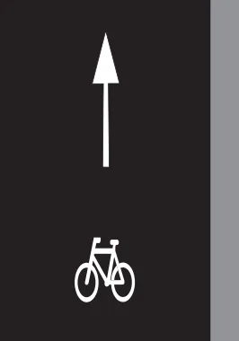 Dopravní značka V 14 – Jízdní pruh pro cyklisty