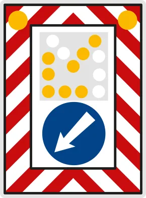 Dopravní značka Z 7 – Pojízdná uzavírková tabule