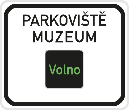 Dopravní značka ZPI 2 – Obsaditelnost parkoviště